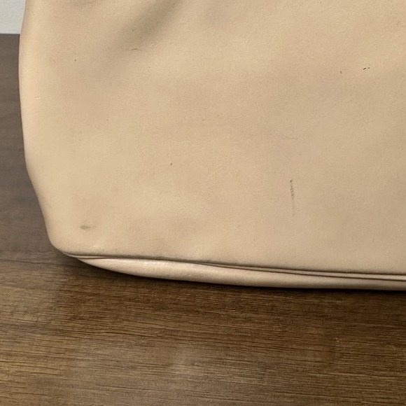 Longchamp Roseau Heritage Tan Beige Leather Tote Bag France Toggle Preppy - Picture 6 of 16